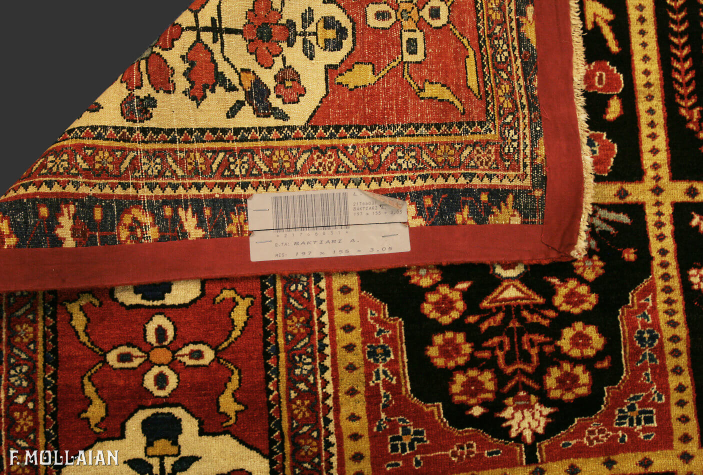 Tappeto Persiano Antico Bakhtiari n°:21766031